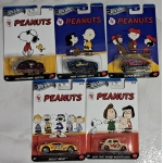 Hot Wheels 1:64 Zestaw Peanuts - 5 szt.